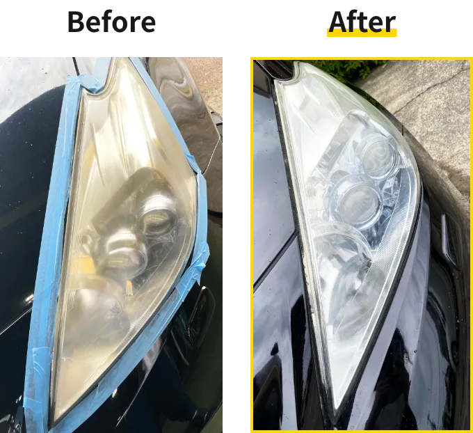 ヘッドライトクリーニング